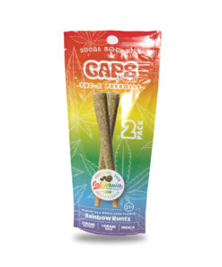 Caps By Good Morels 2 Pack THC-A Prerolls 2g Total – Rainbow Runtz Indica