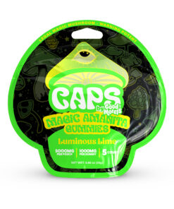 Caps By Good Morels Psychedelic Amanita Gummies – Luminous Lime