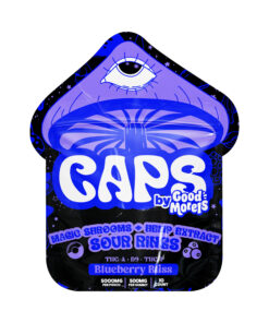 Caps By Good Morels Magic Shrooms + Hemp Extract Belts – Blueberry Bliss