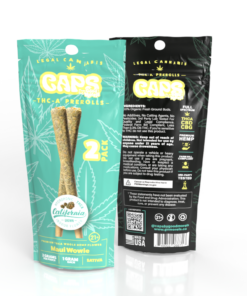 Caps By Good Morels 2 Pack THC-A Prerolls 2g Total – Maui Wowie Sativa