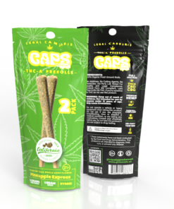 Caps By Good Morels 2 Pack THC-A Prerolls 2g Total – Pineapple Express Hybrid