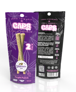 Caps By Good Morels 2 Pack THC-A Prerolls 2g Total – Purple Punch Indica