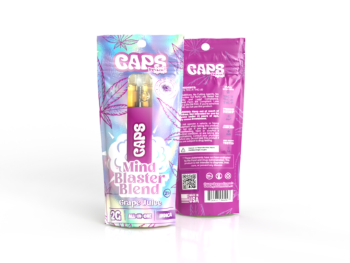 Caps By Good Morels Mind Blaster Blend 2G All-In-One – Grape Juice