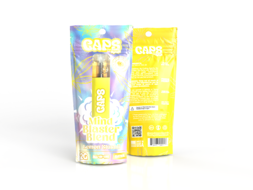 Caps By Good Morels Mind Blaster Blend 2G All-In-One – Lemon Slushii