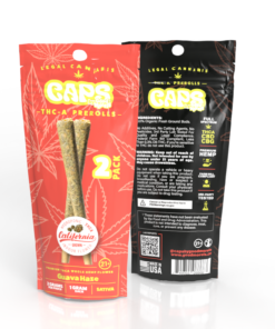 Caps By Good Morels 2 Pack THC-A Prerolls 2g Total – Guava Haze Sativa