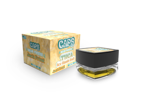 Caps By Good Morels Brain Freeze 2G THCA Ice Hash Dab – Jack Frost – Sativa