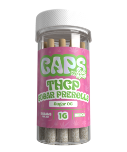 Caps By Good Morels THCP Sugar Prerolls 1G – Sugar OG – Indica