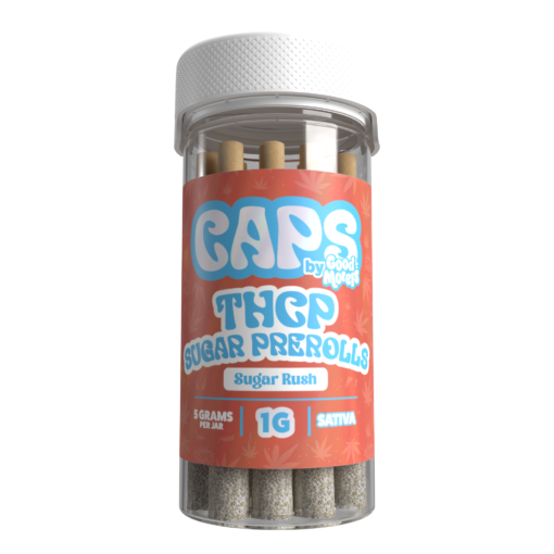 Caps By Good Morels THCP Sugar Prerolls 1G – Sugar Rush – Sativa