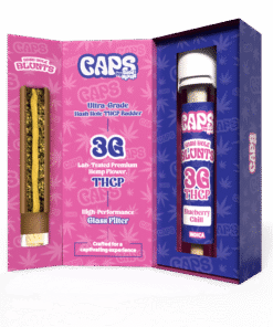 Caps By Good Morels 3G Hash Hole THCP BADDER Blunts – Blueberry Chill