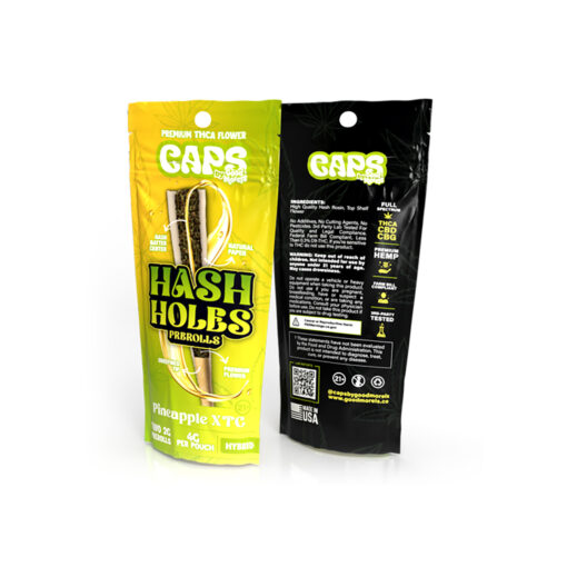 Caps By Good Morels 2 Pack Hash Holes Prerolls 4g Total – Pineapple XTC