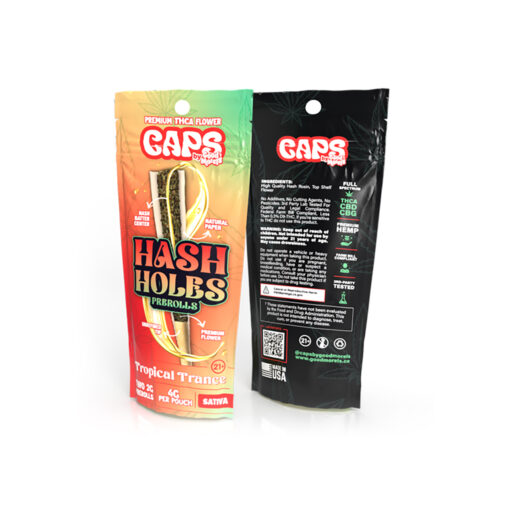 Caps By Good Morels 2 Pack Hash Holes Prerolls 4g Total – Tropical Trance